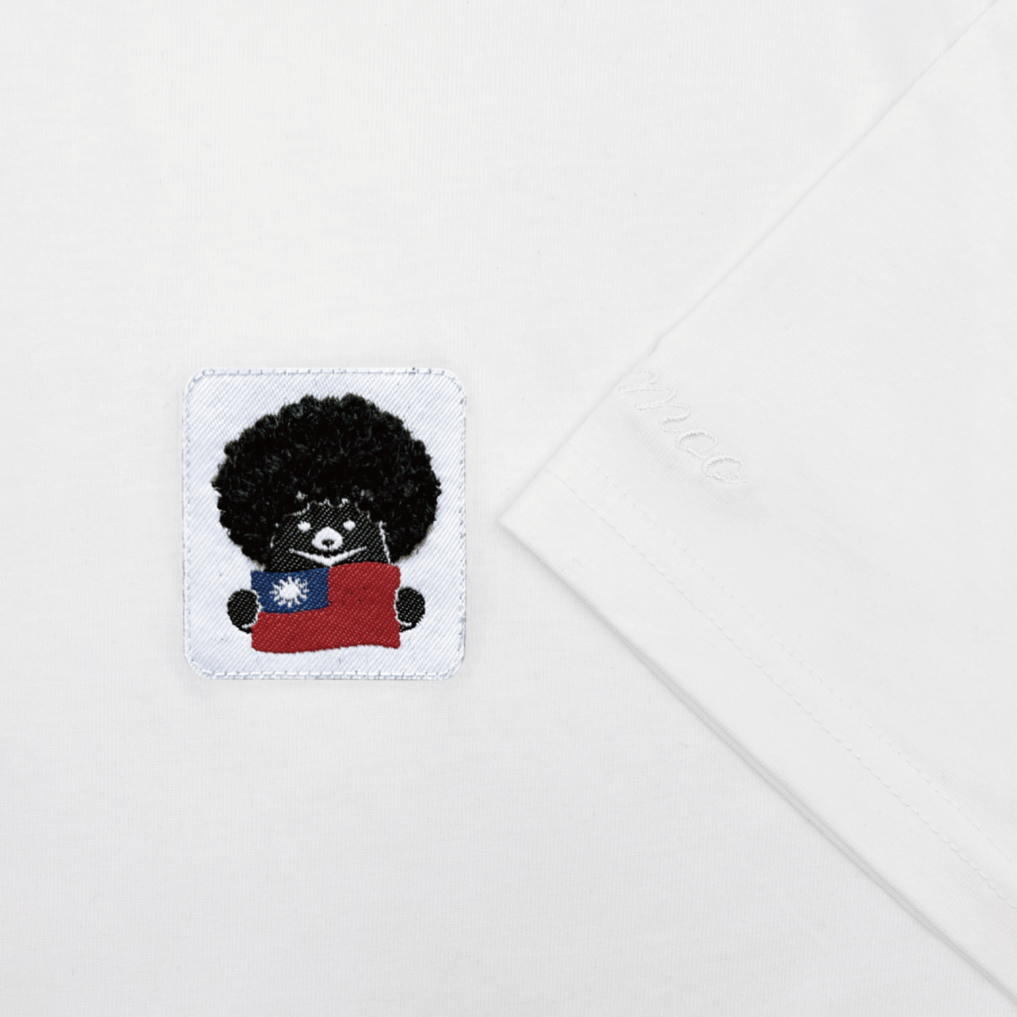 Woo Tee 重磅SIRO純棉Tee(臺灣黑熊國旗)