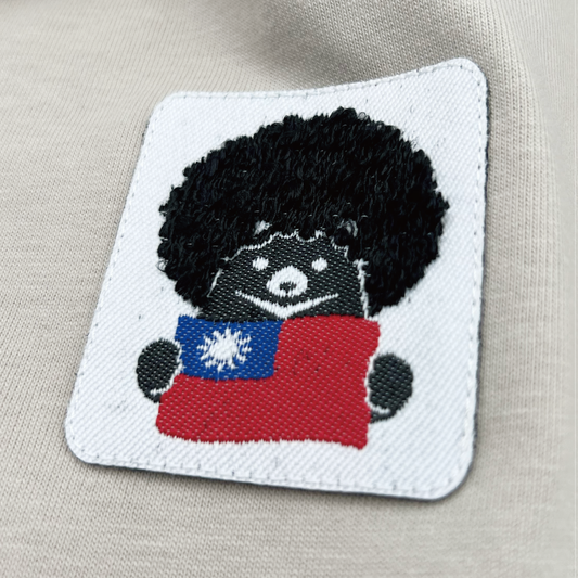 Woo Tee 重磅SIRO純棉Tee(臺灣黑熊國旗)