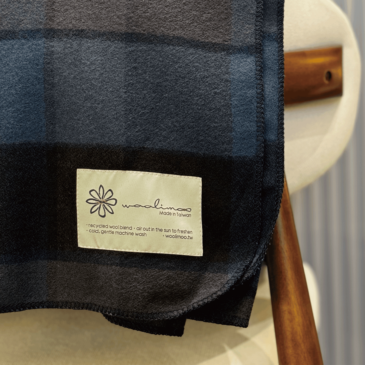 CHECK749 經典格紋美麗諾羊毛毯(大)