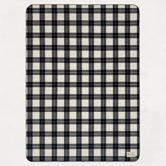 CHECK833 經典格紋美麗諾羊毛毯(大)