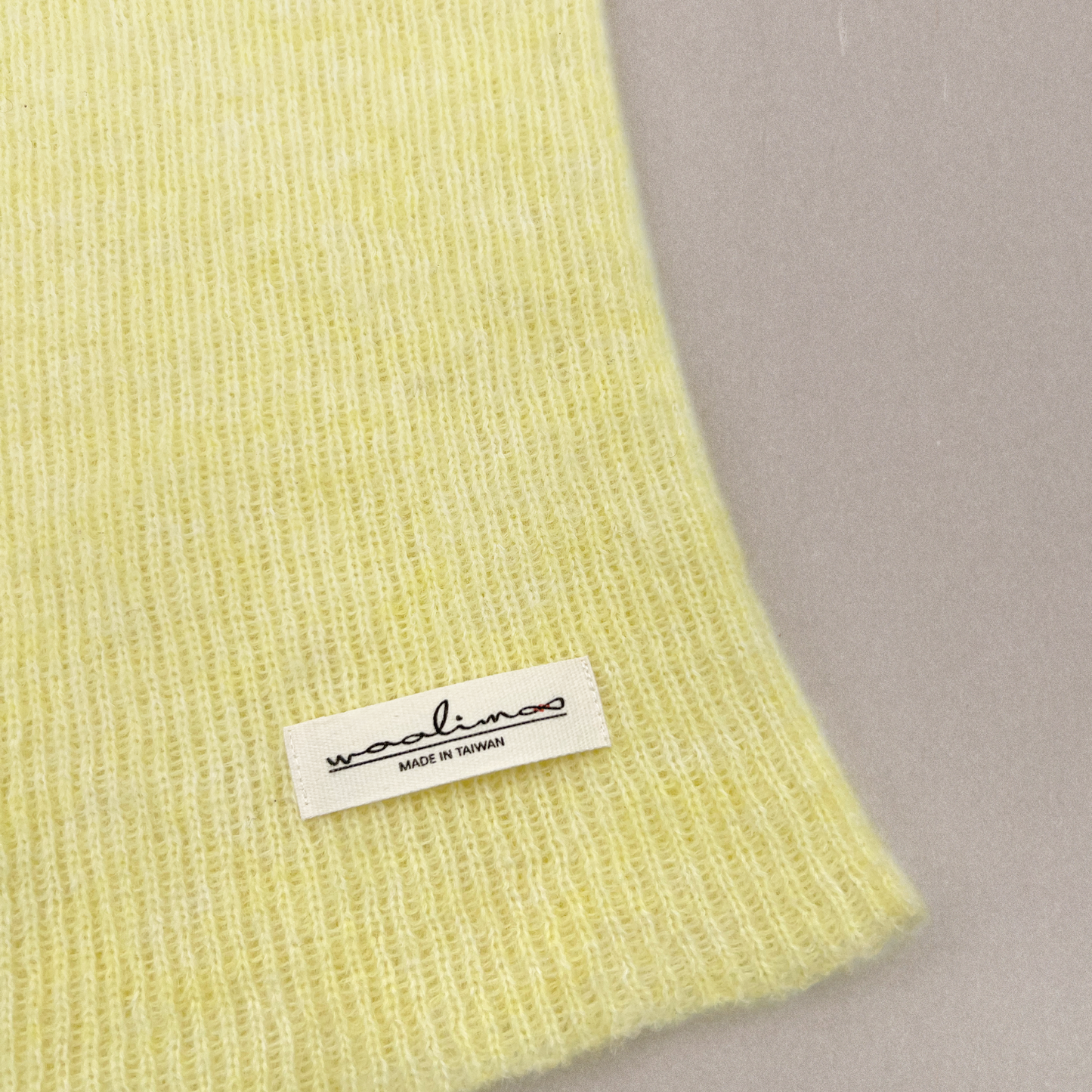 Apricity Alpaca Merino neck warmer 脖圍(淺鵝黃)