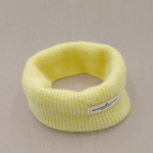 Apricity Alpaca Merino neck warmer 脖圍(淺鵝黃)