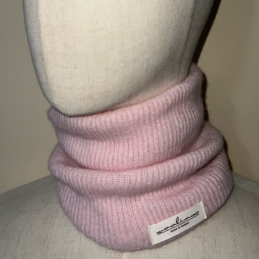 Apricity Alpaca Merino neck warmer 脖圍(櫻花粉)