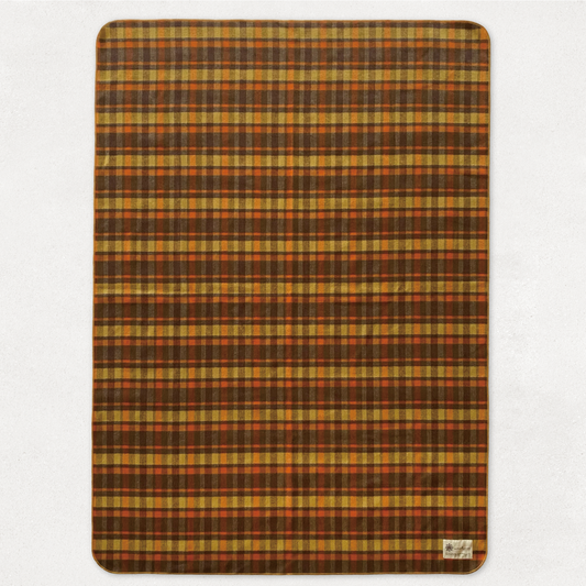 CHECK645 經典格紋美麗諾羊毛毯(大)