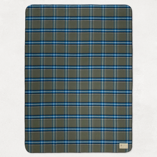 CHECK350 經典格紋美麗諾羊毛毯(大)