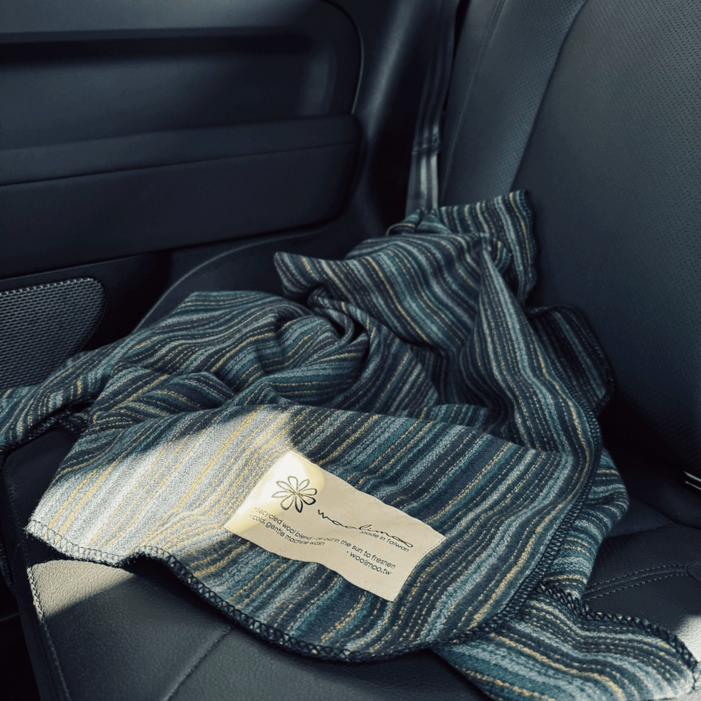 Stripe005 經典條紋美麗諾羊毛毯(小)