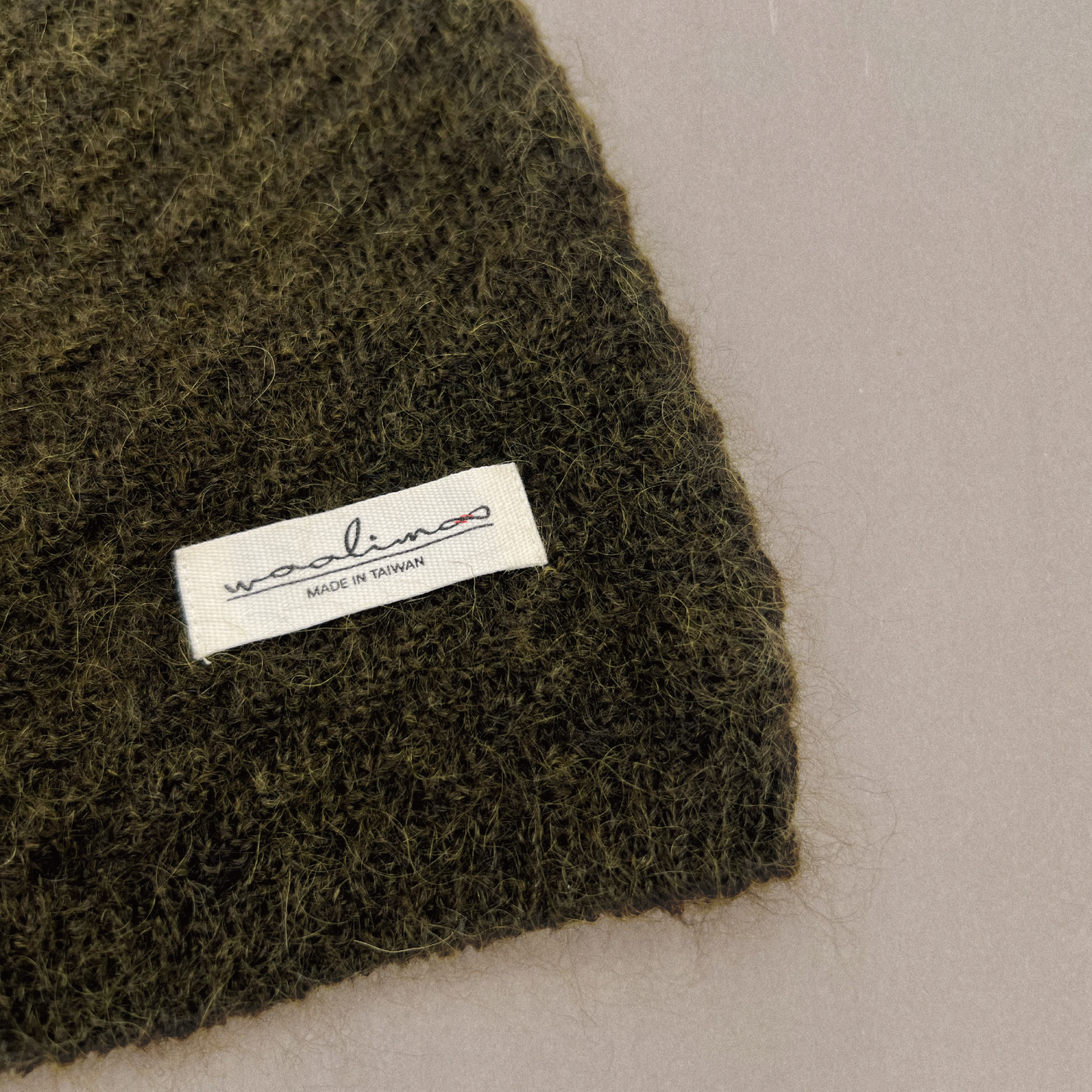Apricity Mohair Merino neck warmer 脖圍 (軍綠)