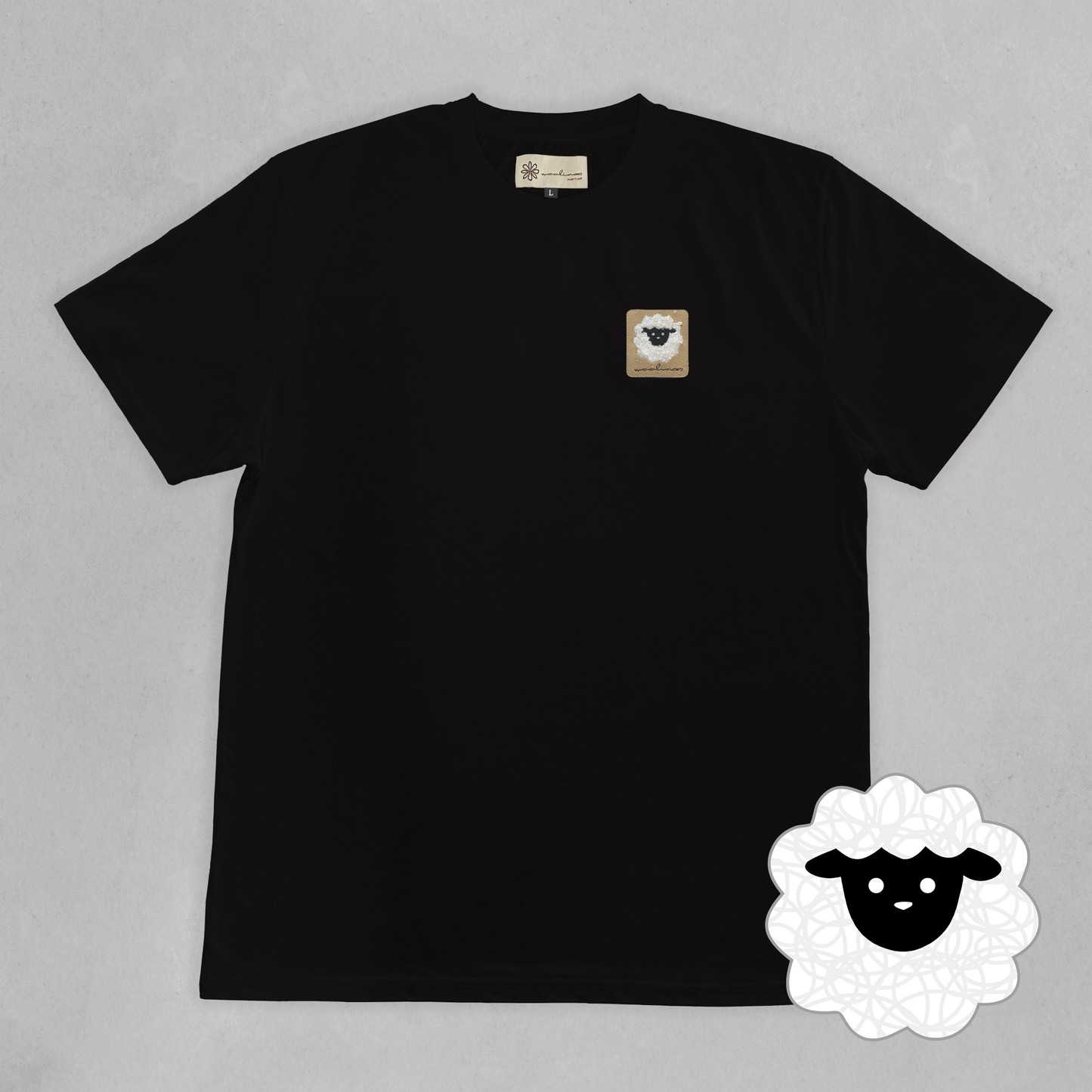 Woo Tee 重磅SIRO純棉Tee(白色羊)