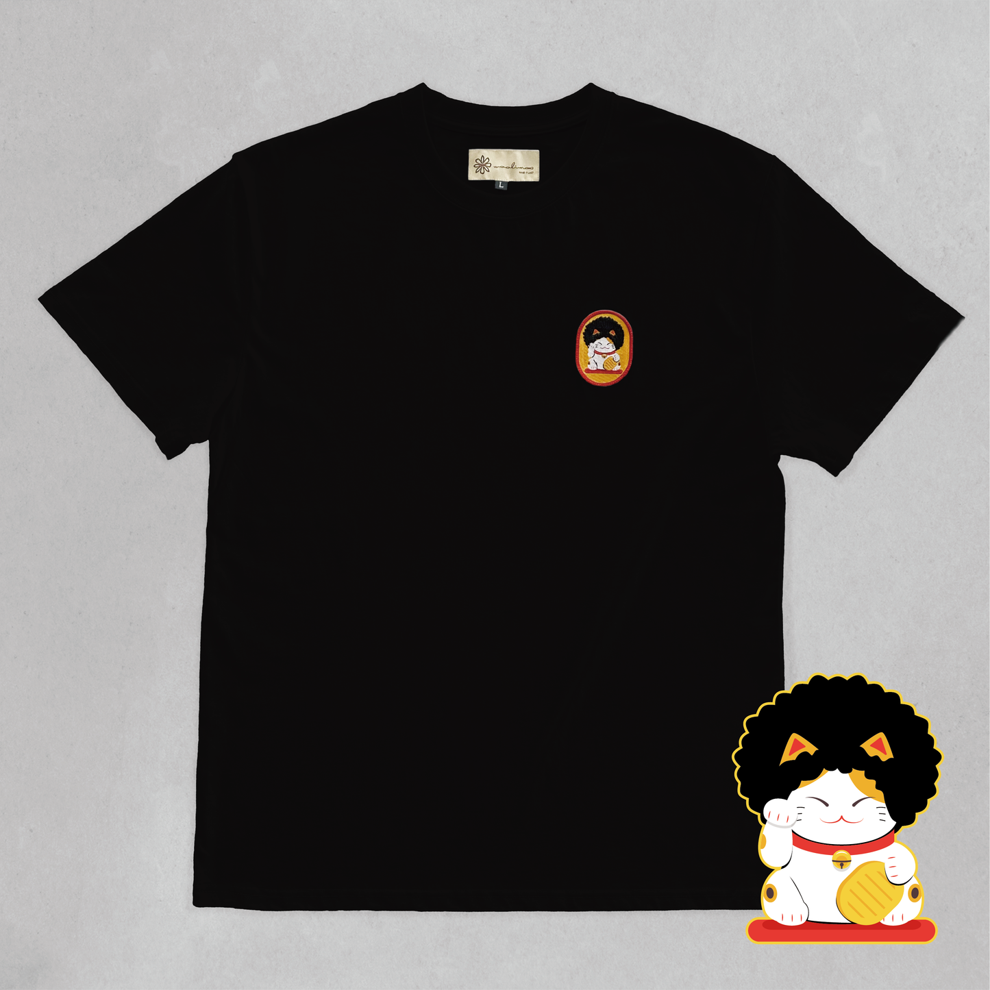 Woo Tee 重磅SIRO純棉Tee(招財貓)