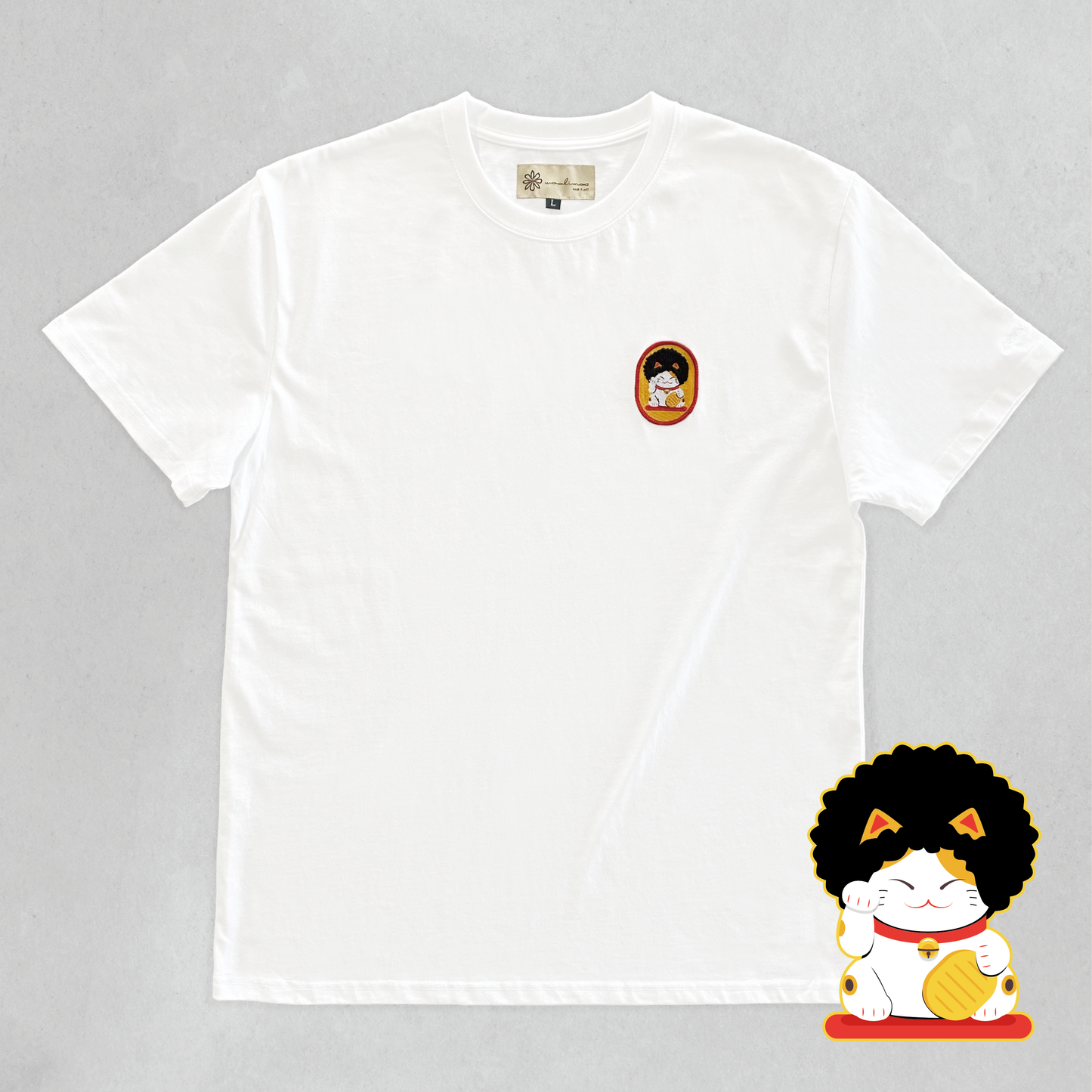 Woo Tee 重磅SIRO純棉Tee(招財貓)