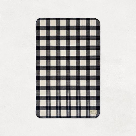 CHECK833 經典格紋美麗諾羊毛毯（小）