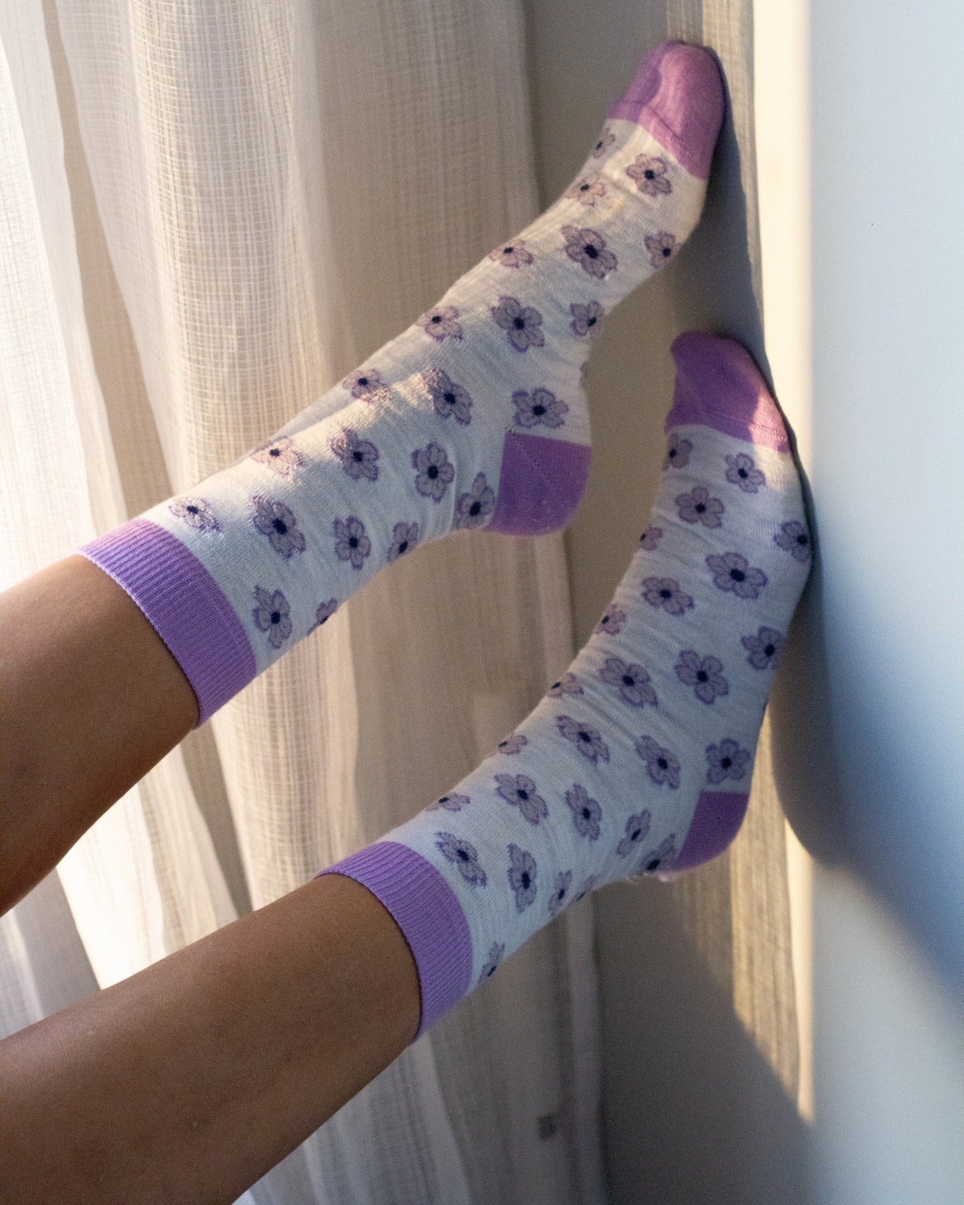 Flowers merino wool 美麗諾羊毛襪