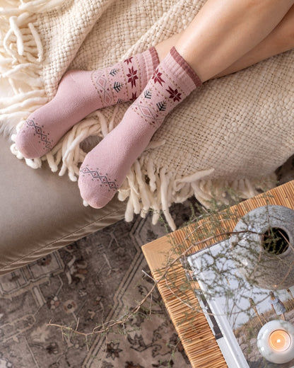 Classic relaxed alpaca wool 機能羊駝毛襪