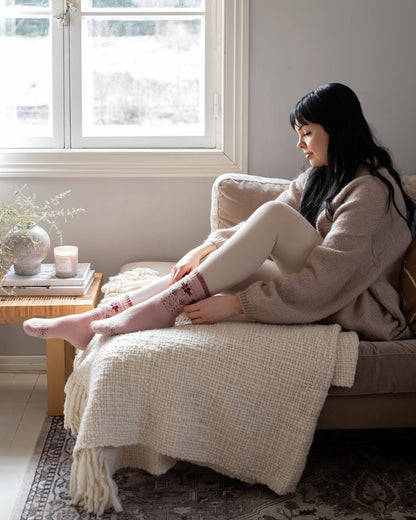 Classic relaxed alpaca wool 機能羊駝毛襪