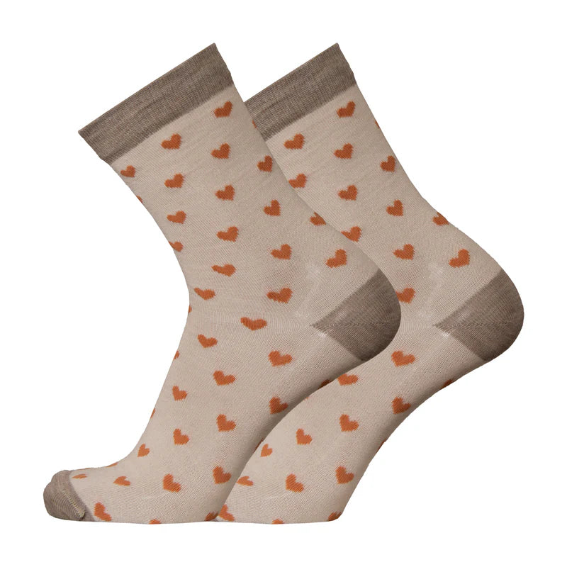 Pikkusydämet merino wool 美麗諾羊毛襪