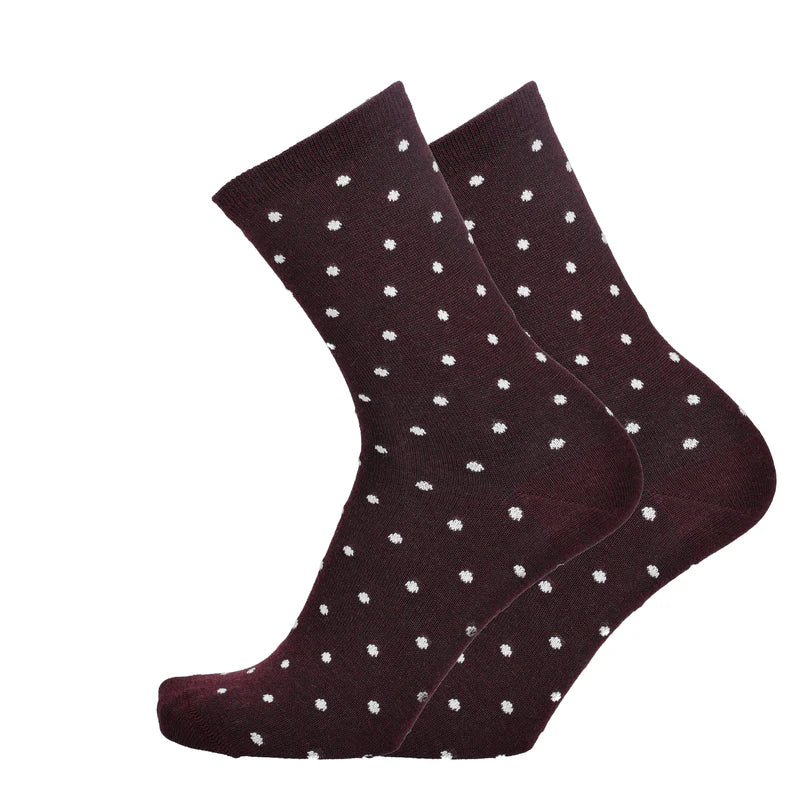 Classic Women Dots merino wool 美麗諾羊毛襪