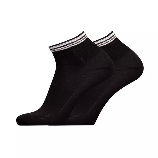 Vauhti merino wool terry sole shortshaft sock-black