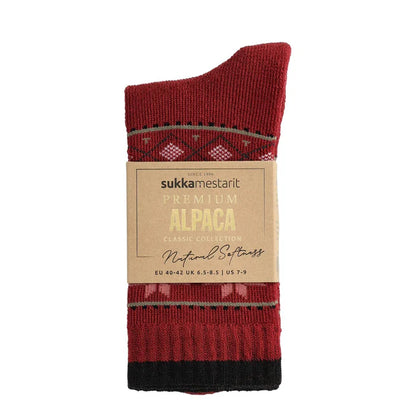 Classic relaxed alpaca wool 機能羊駝毛襪