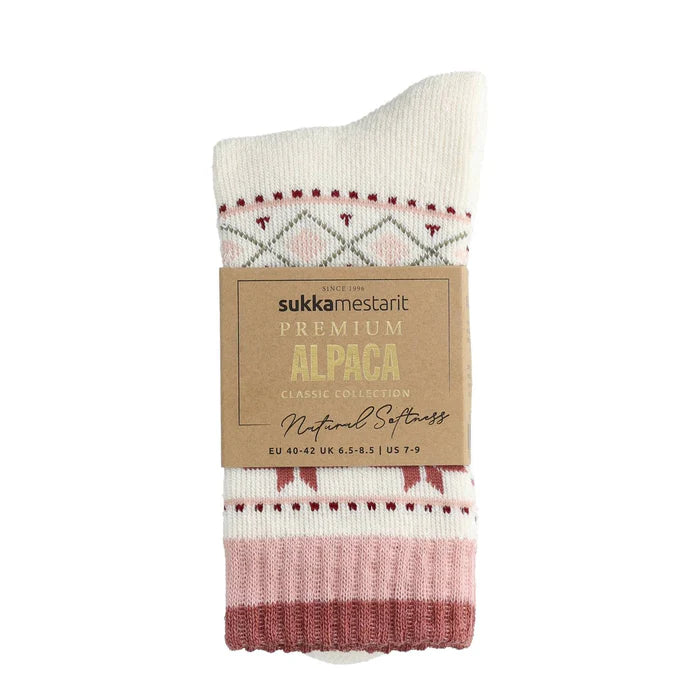 Classic relaxed alpaca wool 機能羊駝毛襪