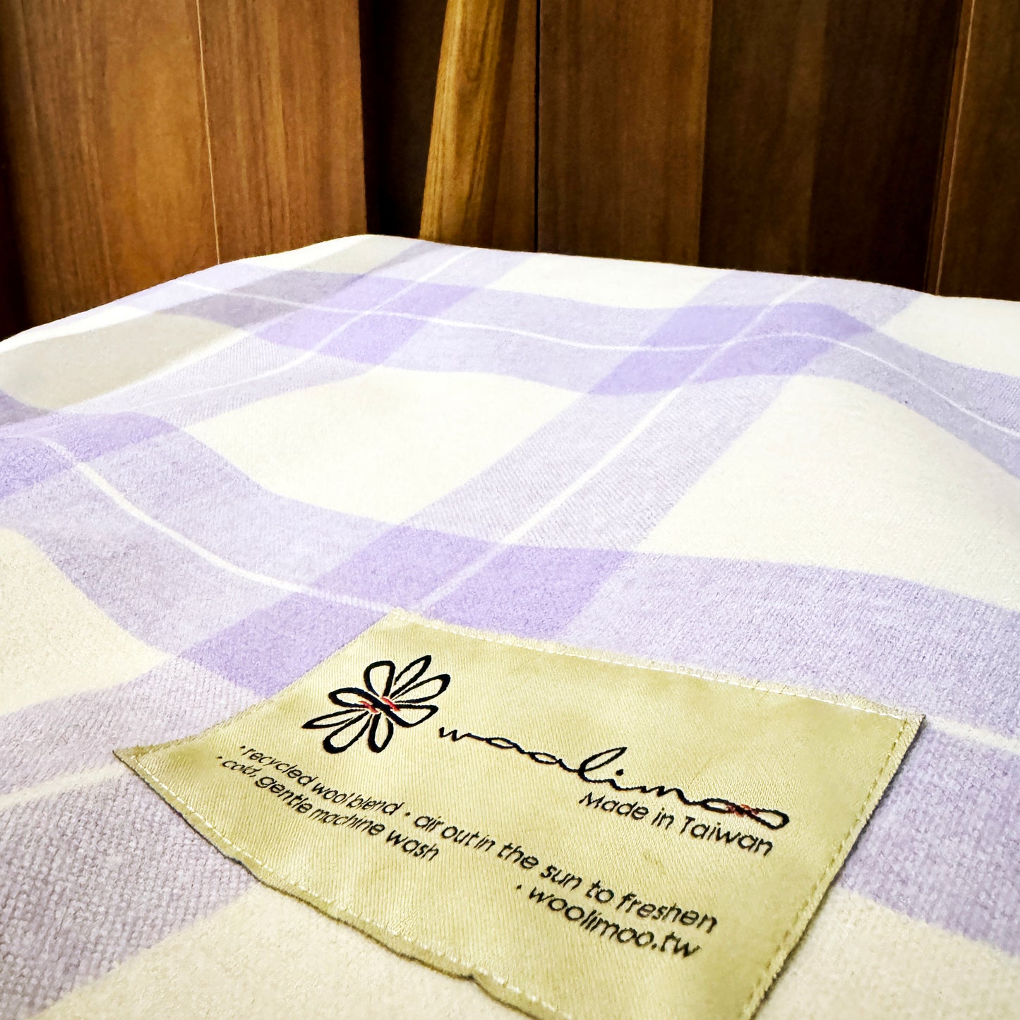 CHECK838 經典格紋美麗諾羊毛毯（大）