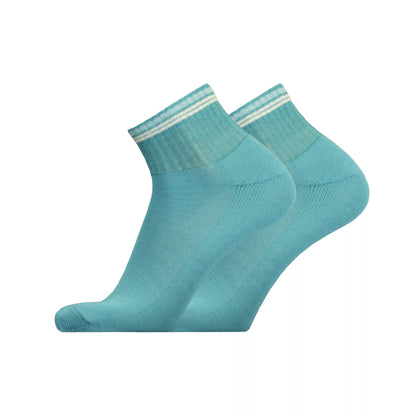 Vauhti merino wool terry sole shortshaft sock-tuequoise