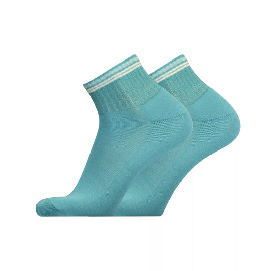 Vauhti merino wool terry sole shortshaft sock-tuequoise