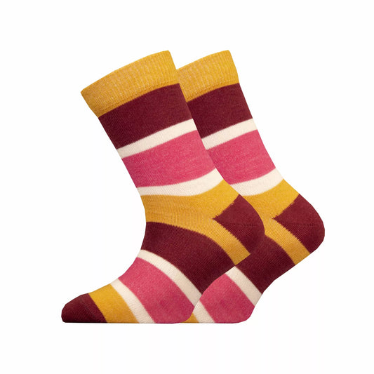 Reddies merino wool striped sock