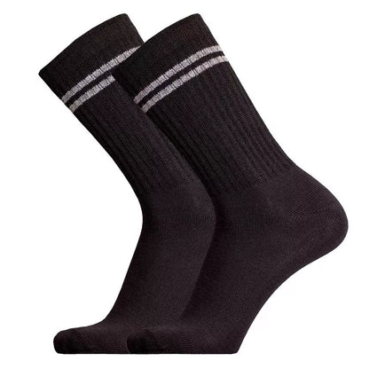 SA M05 merino wool smooth weave multilayer baseline sock-black