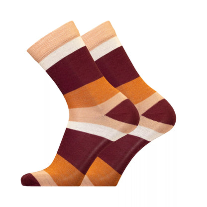 Suojassa merino wool striped sock