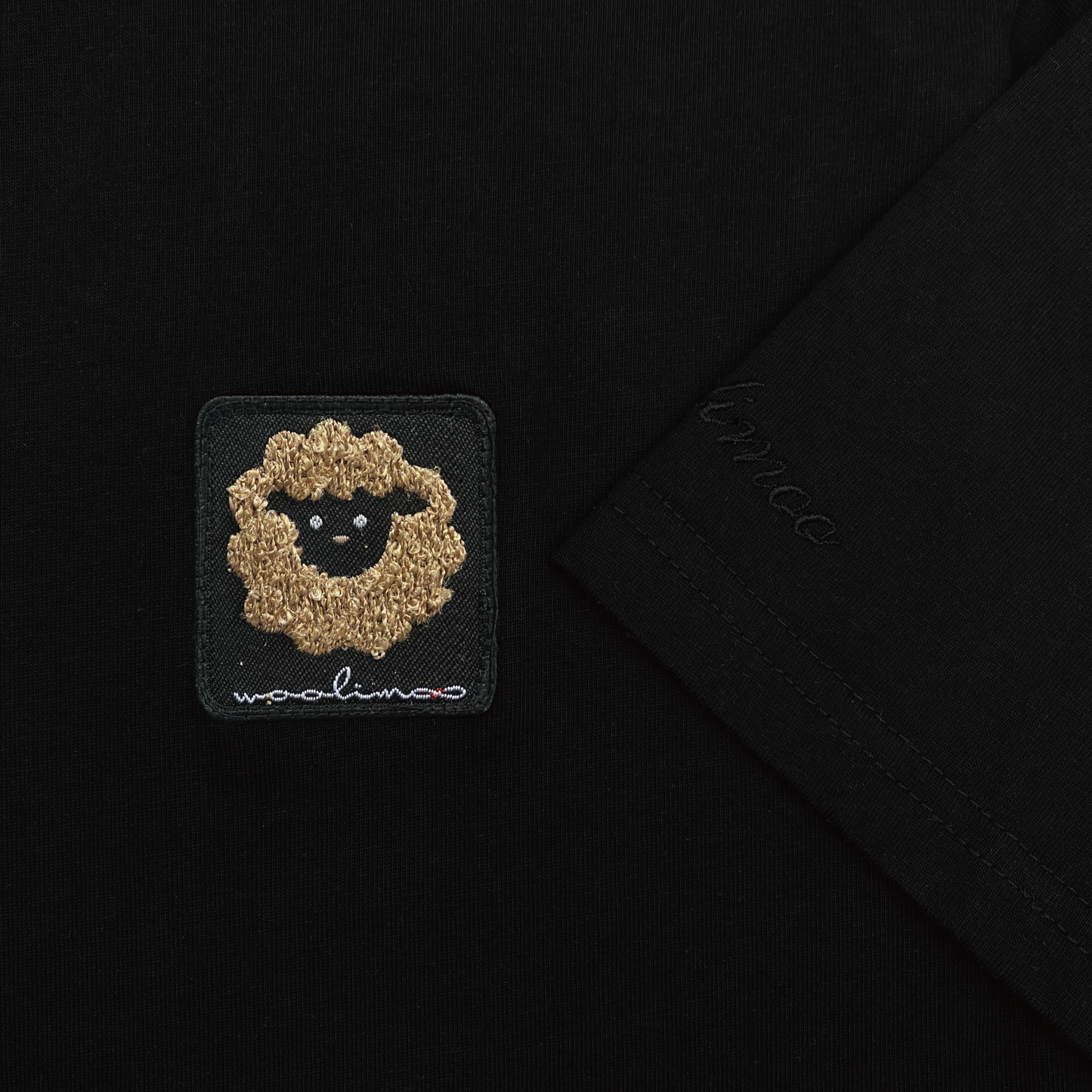 Woo Tee 重磅SIRO純棉Tee（黑色羊）