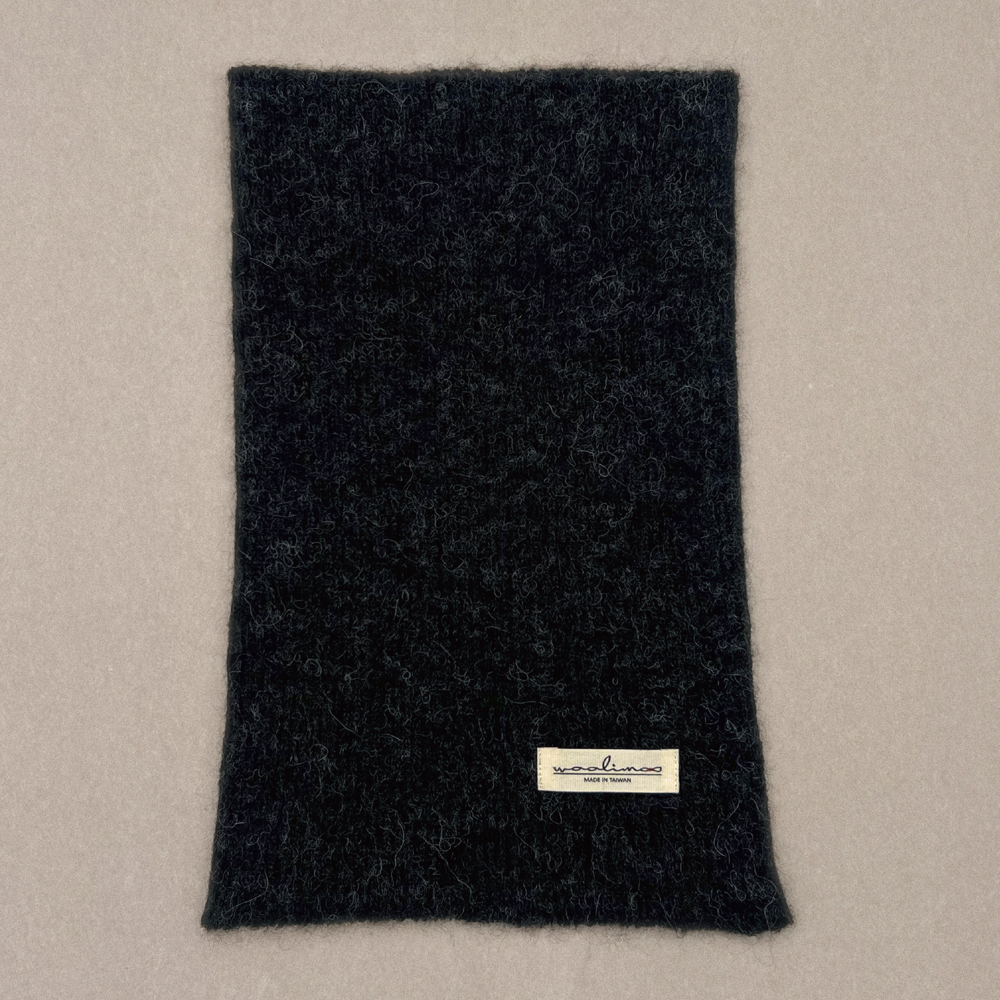 Apricity Alpaca Merino neck warmer 脖圍（墨黑）