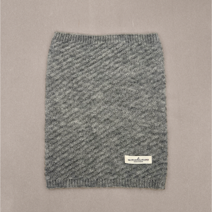 Apricity Mohair Merino neck warmer 脖圍 （珍珠灰）
